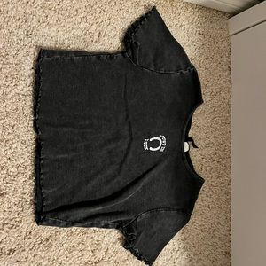 A cropped shirt from H & M